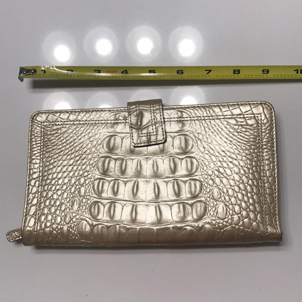 Beautiful Gold Brahmin Wallet
